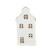 White Ceramic House Ornament (15cm)