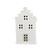 White Ceramic House Ornament (11cm)