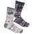 Ladies Fairisle Lounge Sock (Assorted Designs)
