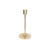 Tulip Covent Garden Candle Stick Raw Bright Gold (H21cm)