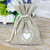 Large Heart Hessian Favour Bag