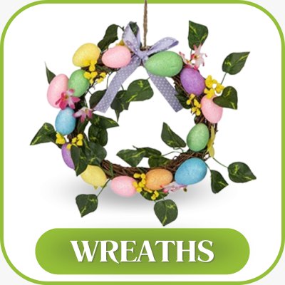Easter wreaths, egg