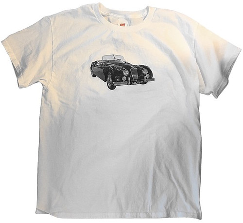 Classic Car - 1955  120xk Black Jaguar T-shirt