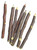 Apple Pencil™ - Bundle of Seven 5" Mixed Color Twig Pencils Made in the USA