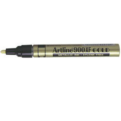 ARTLINE 900XF METALLIC MARKERS Gold, Bx12 Melbourne Office Supplies