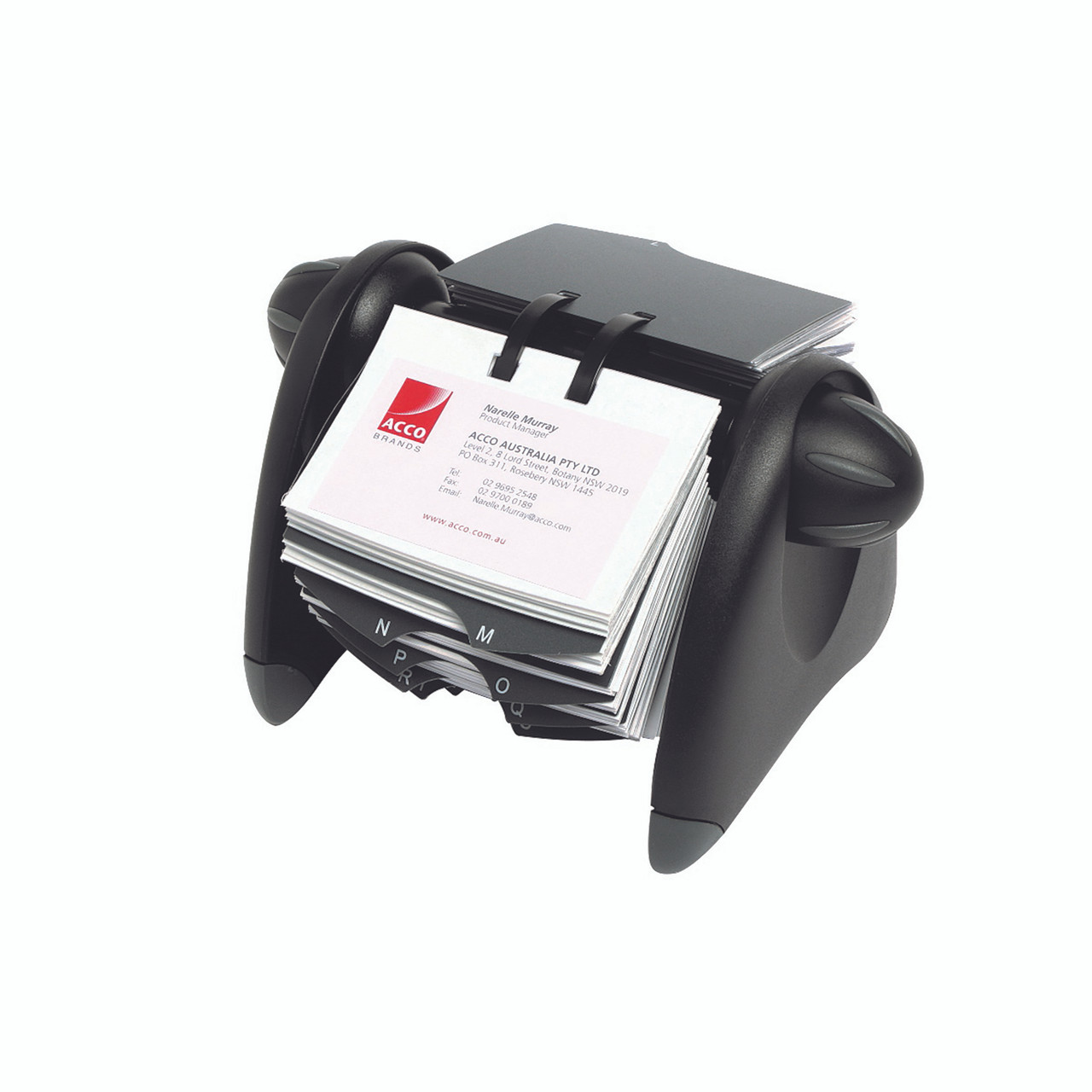 Marbig Professional Series Business Card Rotary File Business Card File Melbourne Office Supplies