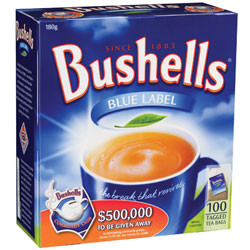 BUSHELLS TEA BAGS Bx100 Melbourne Office Supplies