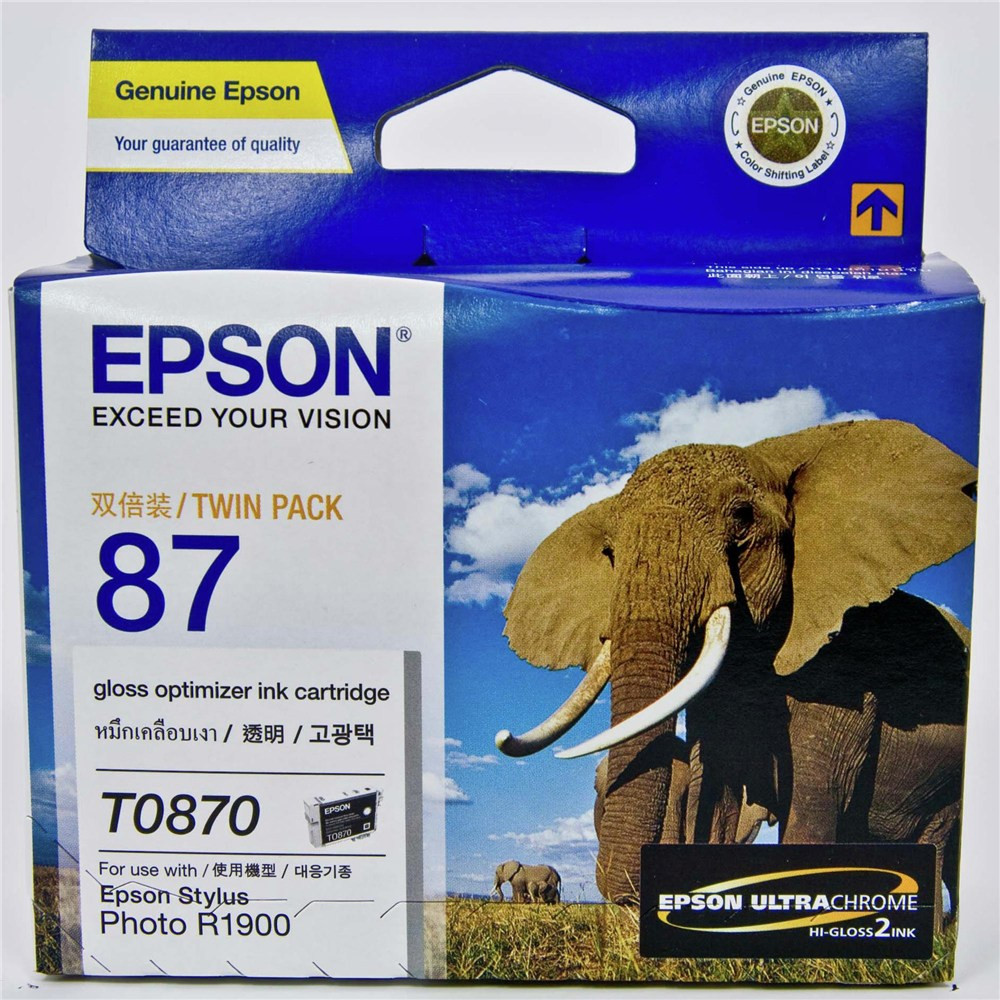 EPSON 87 GLOSS OPTIMISER INK CARTRIDGE 