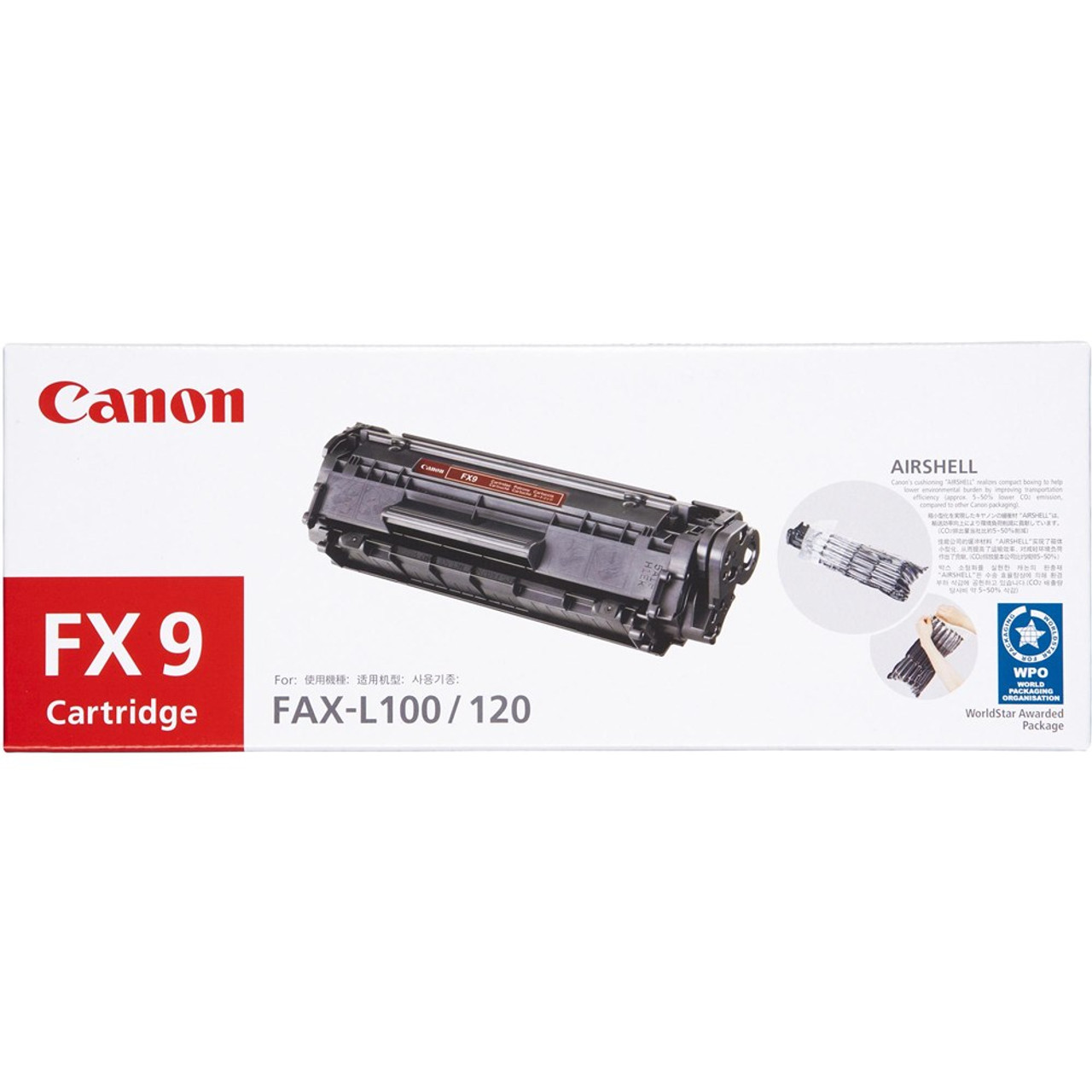 CANON FX-9 ORIGINAL BLACK TONER CARTRIDGE 2K Suits Fax L100 / L140 / MF4100  / MF4140 / 4150