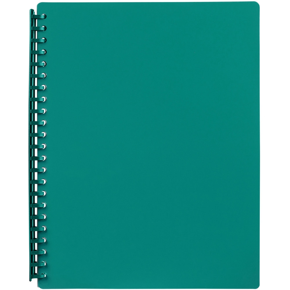 A4 20PG REFILLABLE DISPLAY BOOK - GREEN - Melbourne Office Supplies