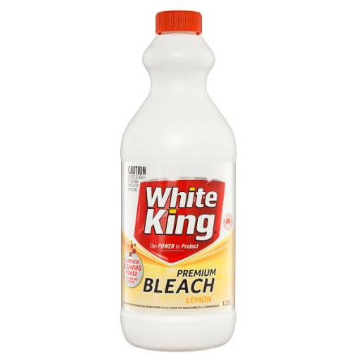 WHITE KING LEMON BLEACH ALL PURPOSE 1.25L - Melbourne Office Supplies