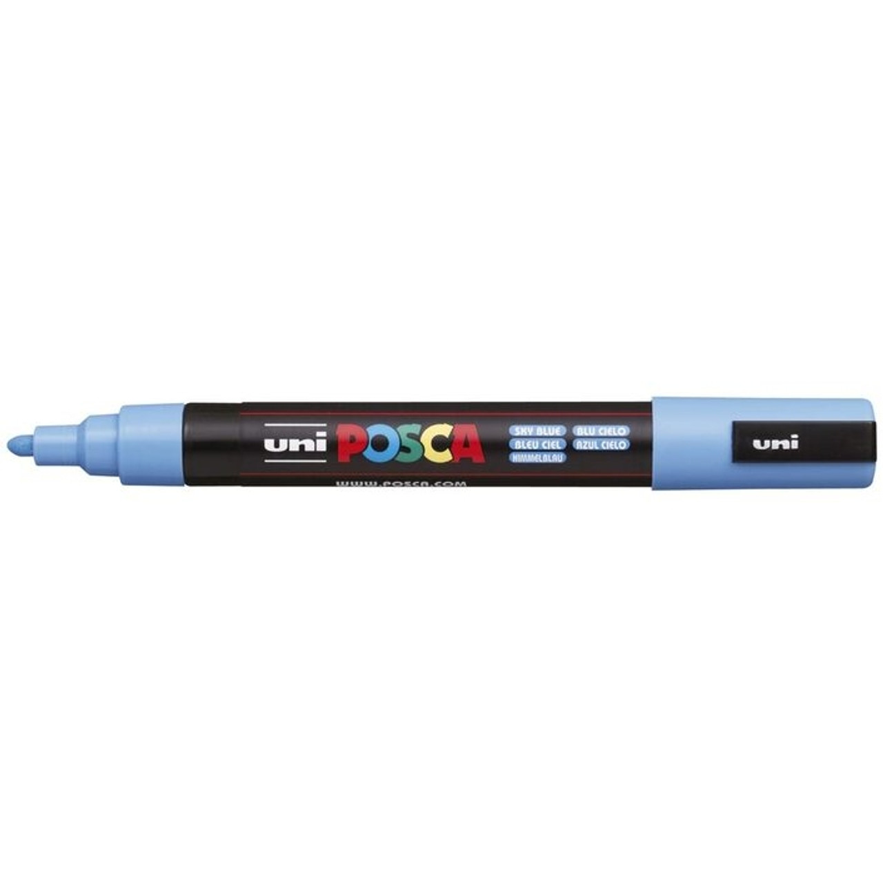 Uni : Posca Marker : PC-3M : Fine Bullet Tip : 0.9 - 1.3mm : Light Blue
