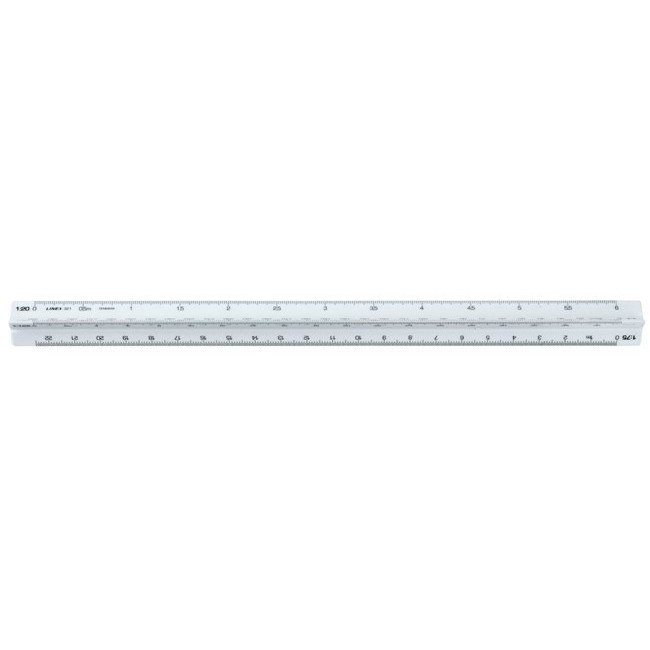 Linex Ruler Triangular Scale 321 30cm 120255075125 Melbourne