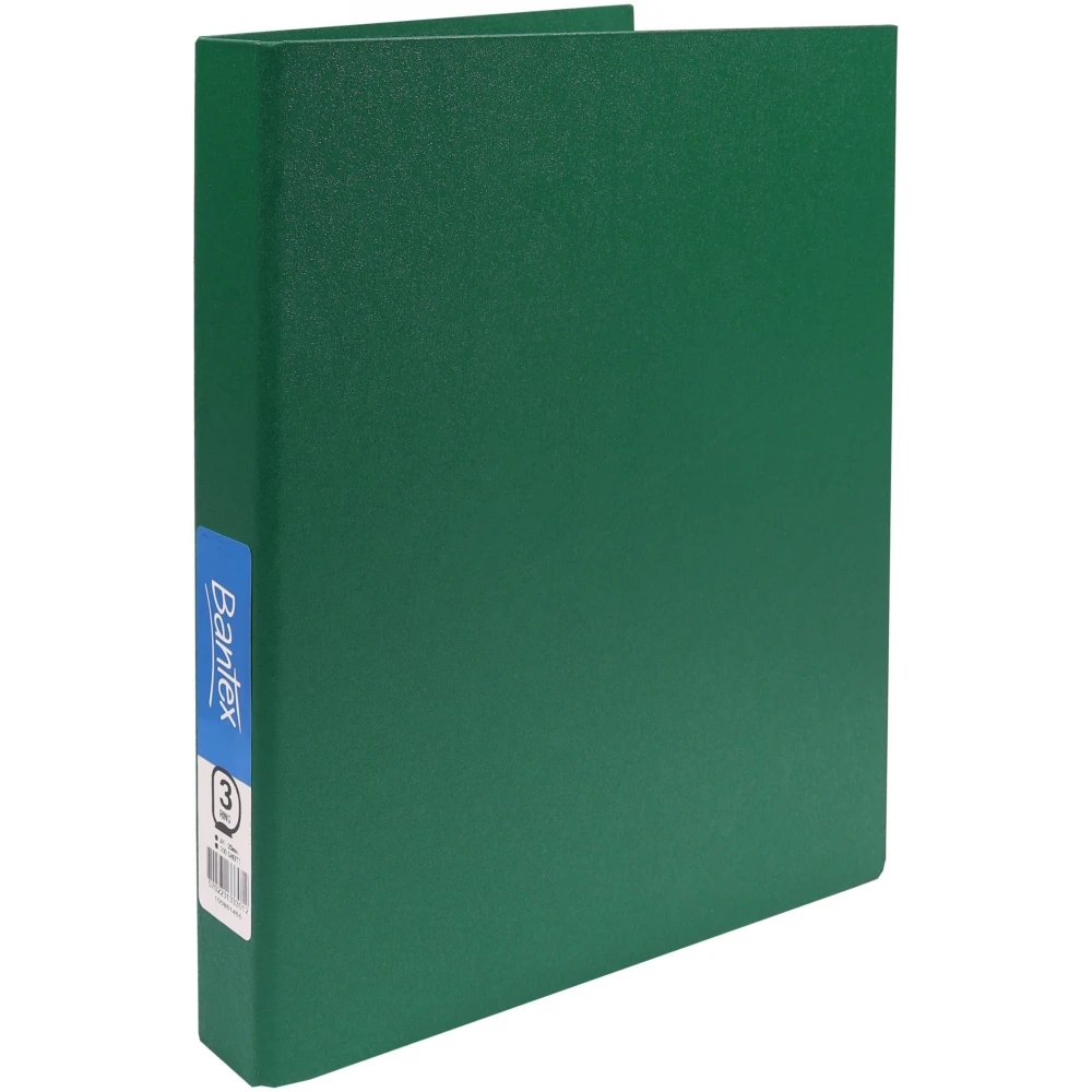 Bantex Standard Ring Binder PP A4 3D Ring 25mm – Green (1333-04 ...