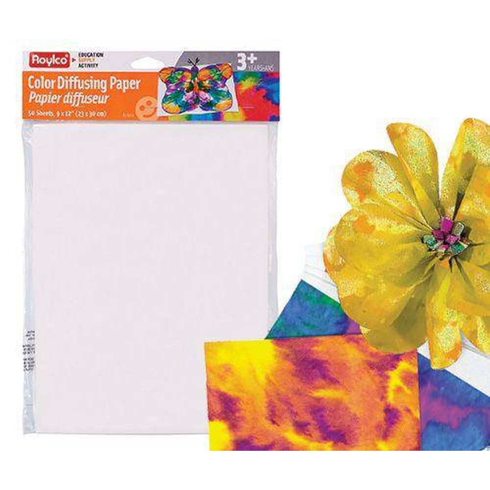 Colour Diffusing Paper 23 x 30cm Pack of 50 - Melbourne Office Supplies