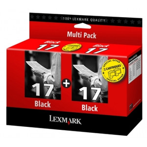 LEXMARK NO. 17 ORIGINAL TWIN PACK Suits Lexmark Z13, Z23, Z25, Z33, Z35, Z35LE, Z511, Z513, Z515, Z517, Z603, Z605, Z611, Z615, Z617, Z640, Z645, X75, X1140, X1150, X1170, X1185, X1195, X1200, X1250, X1270, X1290, X2250