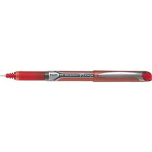 PILOT V5 HI-TECPOINT GRIP PEN BXGPN-V5 (0.5mm Tip 0.3mm Line) Extra Fine Red (Pack of 12)