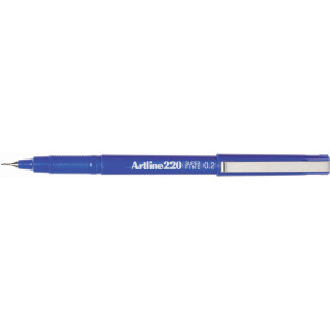 ARTLINE 220 SUPER FINE WRITING PENS Blue Bx12