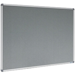 VISION CHART GREY PINBOARD FELT BOARD 2400mm x 1200mm