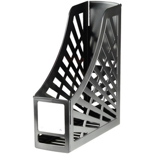 ITALPLAST GREENR MAGAZINE HOLDER Black Recycled