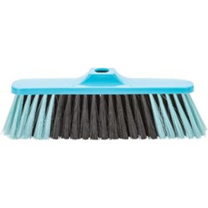 CLEANLINK BROOM HEAD ONLY Floor Broom Soft Bristle, 12 Inch Plastic