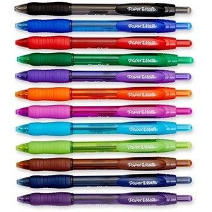 PAPERMATE PROFILE RETRACTABLE BALLPOINT PENS FASHION Assorted Pk12