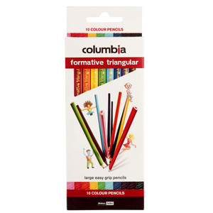 COLUMBIA PENCIL FORMATIVE TRIANGULAR Trio Pack 10