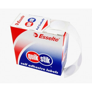 QUIK STIK DSRMC24 LABELS Circular 24mm White PK550