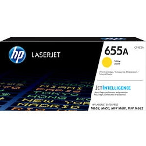 HP #655A YELLOW TONER CARTRIDGE CF452A 10.5K YIELD Suits HP Laserjet Enterprise M652 / M653 / MFP M681 / M682 *** Temporarily Out of Stock ***