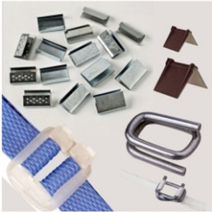 16MM OPEN FLANGE SEALS FOR POLYPROPYLENE STRAPPING (XSOP5) 16mm (W) x 25mm (L) x 0.5mm Thickness, Box of 2000