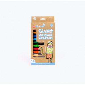 MICADOR GIANT CRAYONS Octagonal, Pk12 (Replaces CRM312)