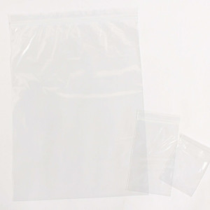 RESEALABLE BAG PP 265 X 390 MM CLEAR PACK 100