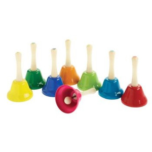 MUSIC BELLS SET OF 8, 8 VARIOUS NOTES