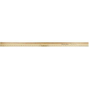 CELCO WOODEN RULER 1m, With Handle