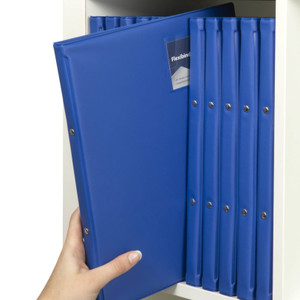 ESSELTE FLEXI BINDERS A4 2 'O' 20mm Blue