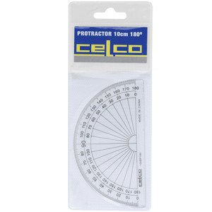CELCO PROTRACTORS 100mm 180 Degree Semi Circle