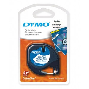 DYMO 91335 TAPE LETRATAG PLASTIC  BLUE 91205