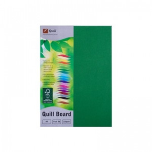 QUILL XL MULTIBOARD A4 210gsm Emerald Pk50