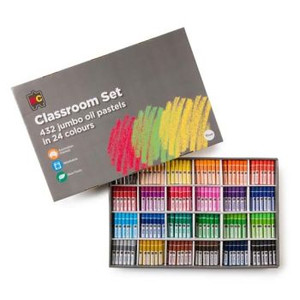 JUMBO OIL PASTELS CLASSROOM SET 432