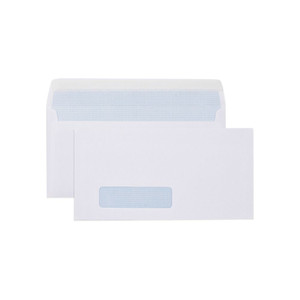 ENVELOPE STRIP SEAL WINDOW SECRETIVE DLX 120X235MM BOX 500