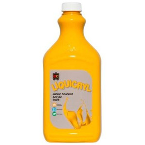 EC LIQUICRYL PAINT 2 LITRE WARM YELLOW