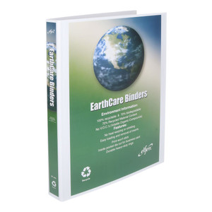 EARTHCARE INSERT BINDER A3 3D RING 25MM WHITE