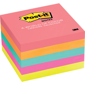 Post-it Notes Extreme Notes 76 x 76mm Assorted 3 Pack