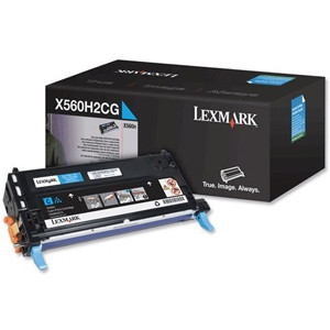 LEXMARK X560H2CG ORIGINAL CYAN TONER CARTRIDGE 10K Suits X560