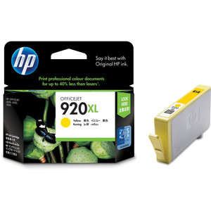 HP 920XL HIGH YIELD YELLOW ORIGINAL INK CARTRIDGE (CD974AA)