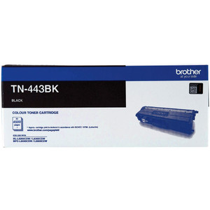BROTHER TN443 BLACK TONER CARTRIDGE BLACK 4.5K Suits Brother HL L8260CDW / L8360CDW / Brother MFC L8690CDW / L8900CDW