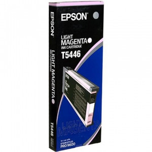 EPSON T5446 ORIGINAL LIGHT MAGENTA ULTRACHROME INK CARTRIDGE 220ML Suits Stylus Pro 4000, 7600 & 9600