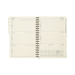 DEBDEN ELITE SERIES DIARIES A5 Refill 1 Day To Page (Suits #1100 Diary) (Pre-Order Now for 2027) ** ETA 30/9/2026 **