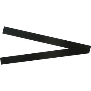 QUARTET MAGNETIC STRIPS 25x300mm Black 2PK