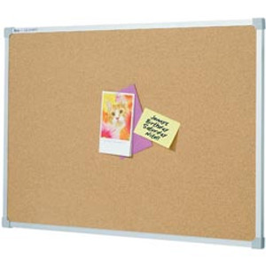 PENRITE CORK BULLETIN BOARD Aluminium Frame 1200x1200mm